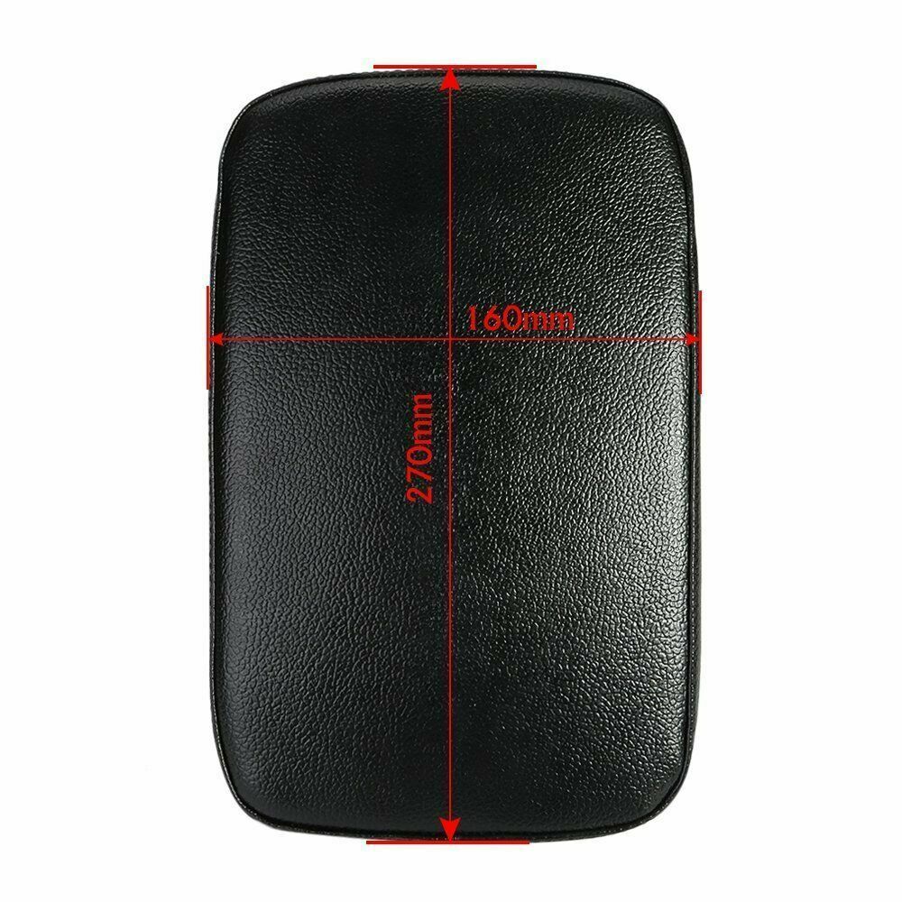 Black Synthetic Leather + 5cm Thick Soft Foam Motorcycle Suction Cup Type Seat
