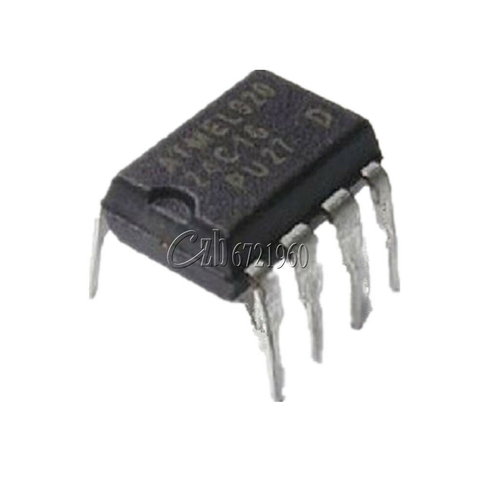 10PCS IC AT24C16AN-PU-2.7 AT24C16 EEPROM DIP8 DTE CODE 12+