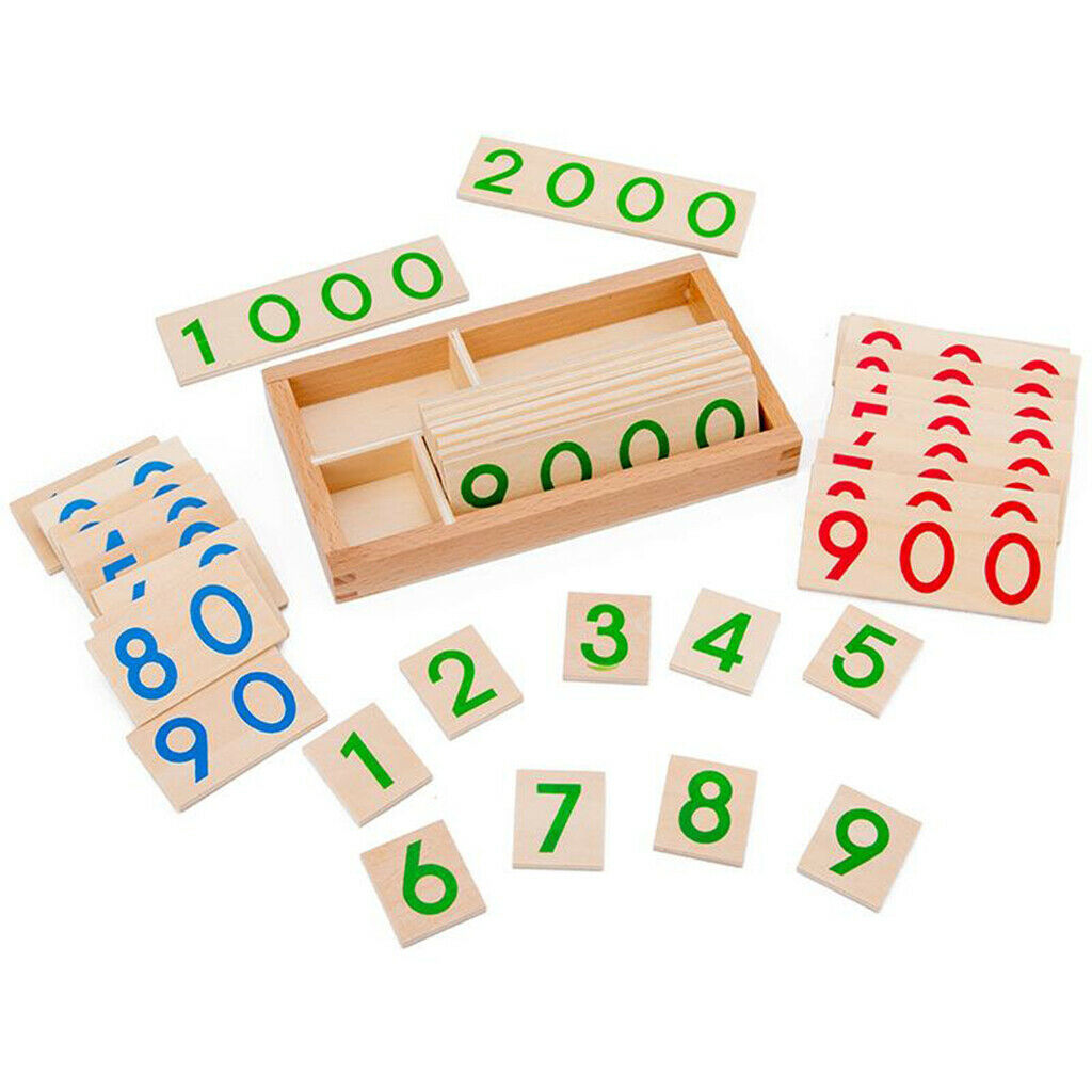Number Card Educational Teaching Aids Learning for 3 4 5 Years Old Gift