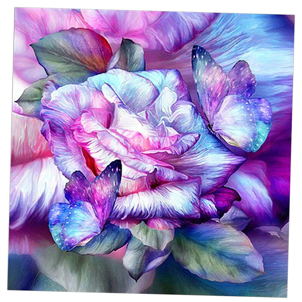Art Flower 5D Diamond Painting Round Drill DIY Embroidery Craft Home Decor