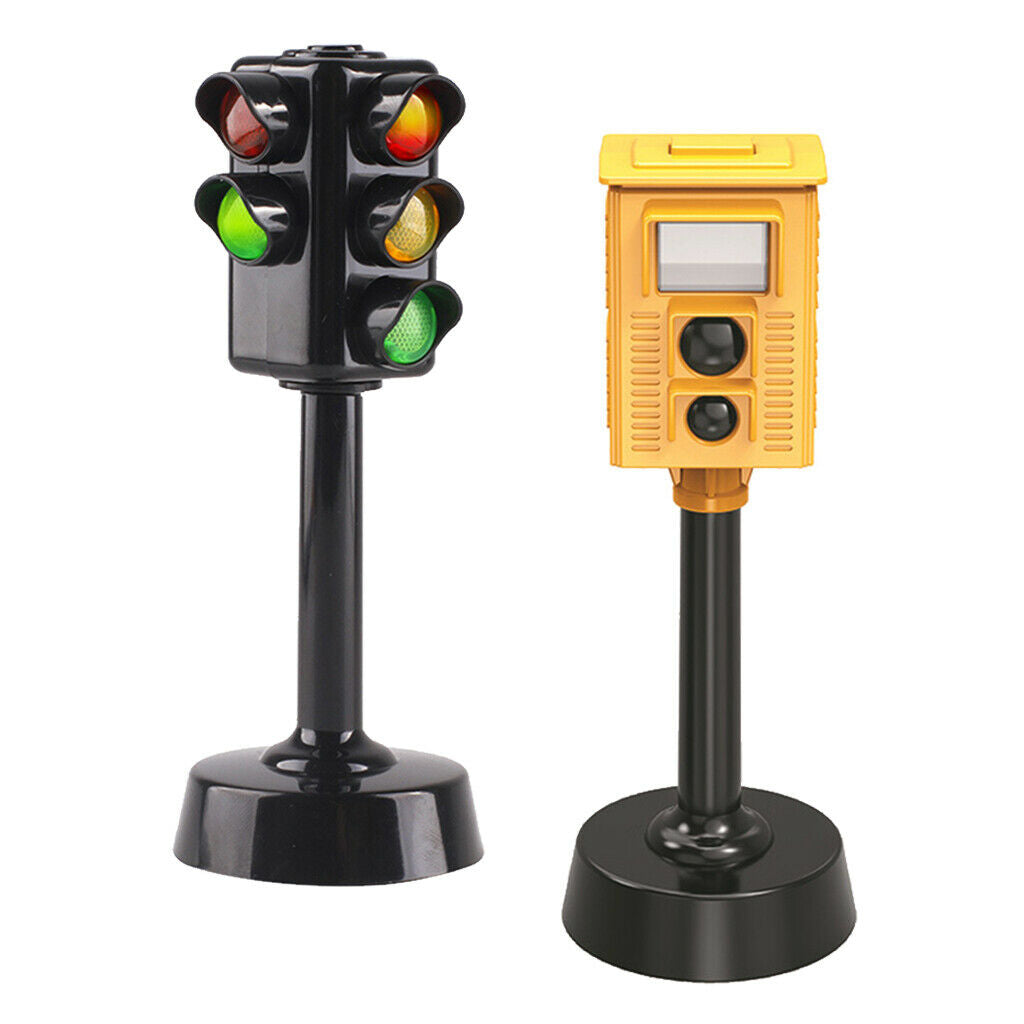 Set of 1 Plastic Traffic Lamp for Kids Early Education Props Traffic Light