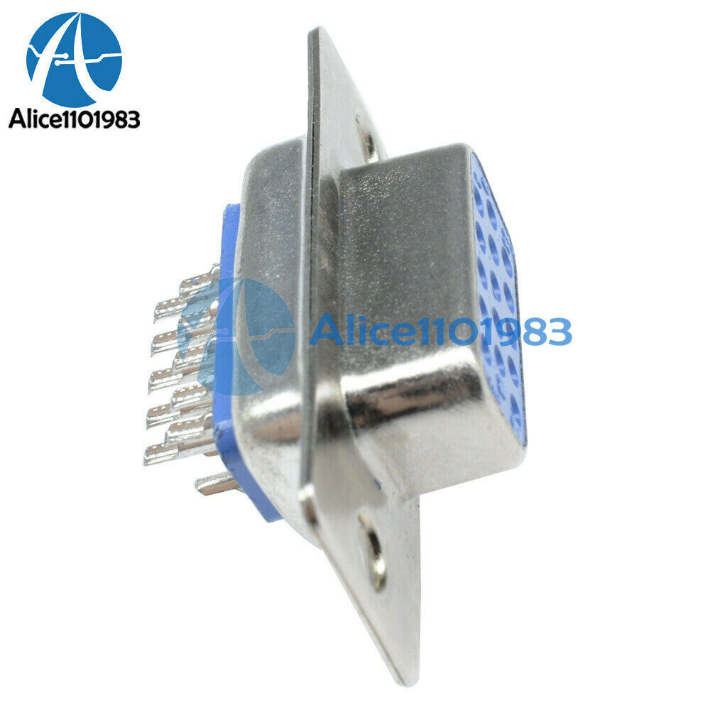 5PCS Connector DB15 DB-15 15pin Female Jack VGA Socket for LCD Monitor