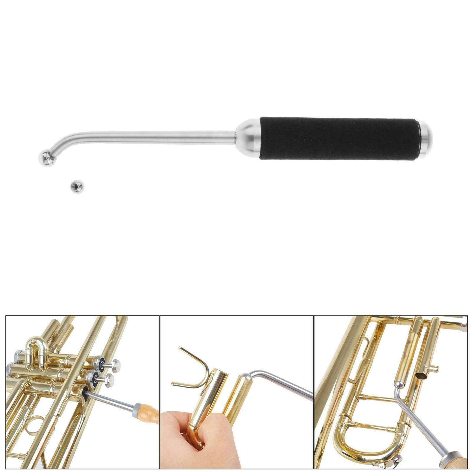 21cm Trumpet Repair Handle with 2 Balls Instruments Instrument Trumpet