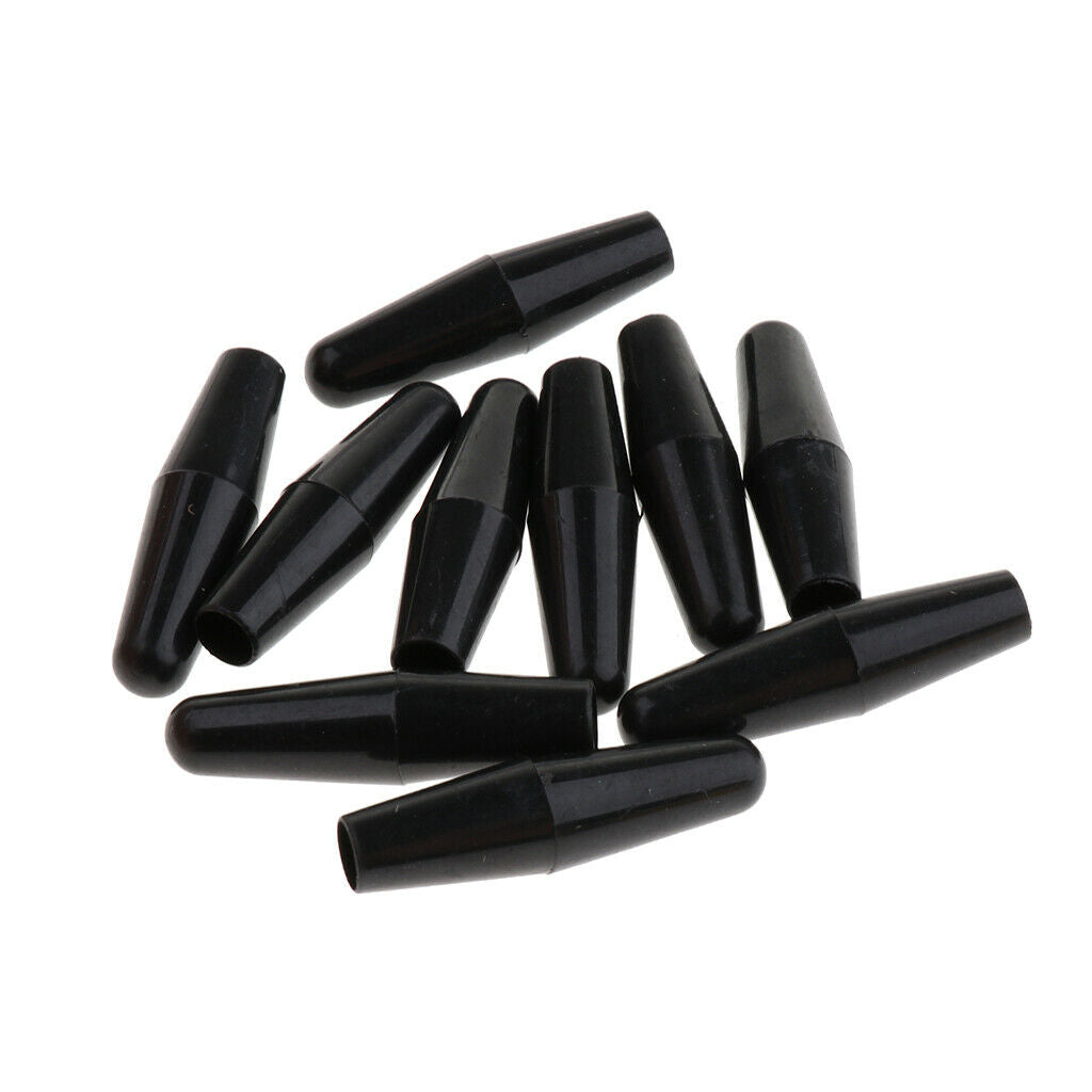 10 Pieces Plastic Guiatr Pickup Selector Toggle Switch Knobs   Tip Black