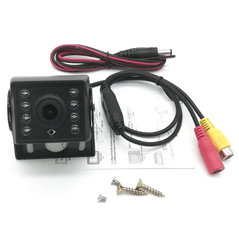 Truck Bus Trailer RV Blind Spot Rear View Car Reverse AV Camera LED Night Vi Ad