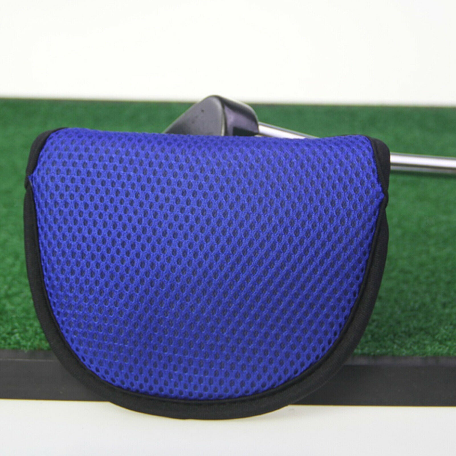 Golf Mallet Putter Head Cover Protect Clubs Headcover Universal Fit Blue