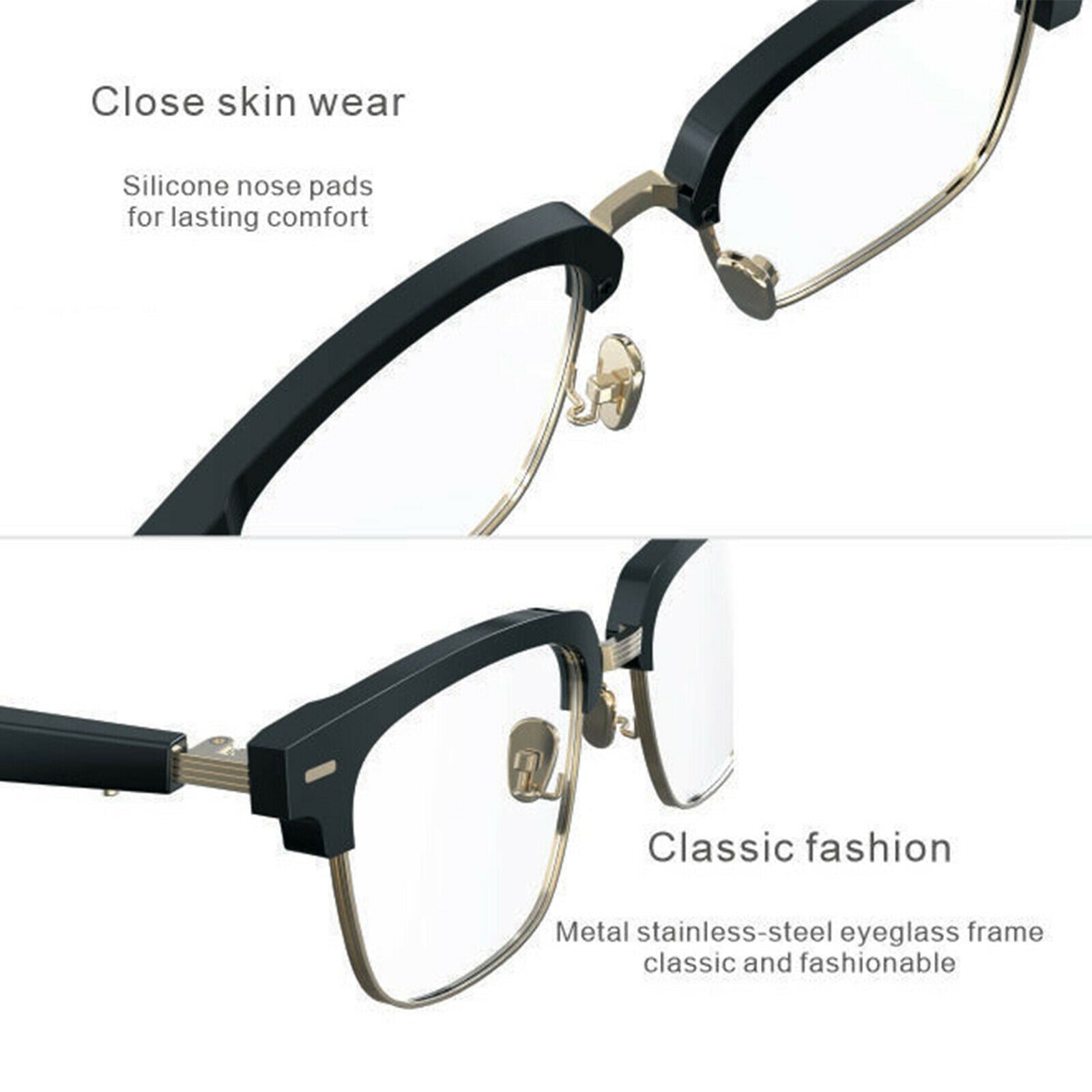 IP67 Bluetooth 5.0 Smart Glasses Water Adjustable for Sports Running