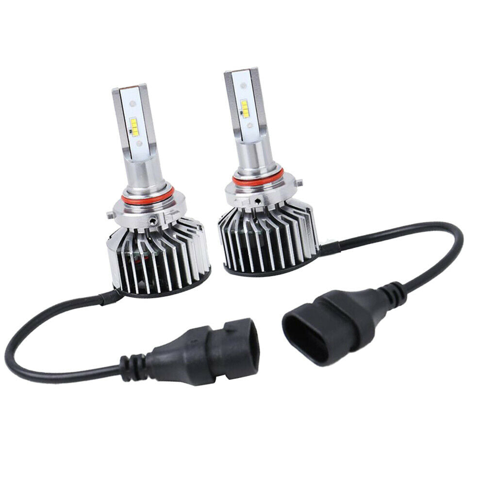 2 Pack L+R K8 55W 8LED Headlight Bulbs Lamp Super Bright 6000K 6800LM 9005