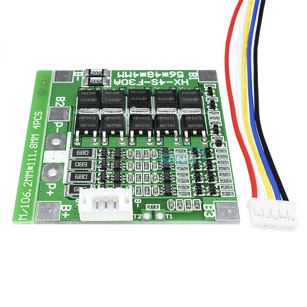 4S Cell Balance 30A 14.8V Li-ion Lithium Battery BMS PCB Protection Board