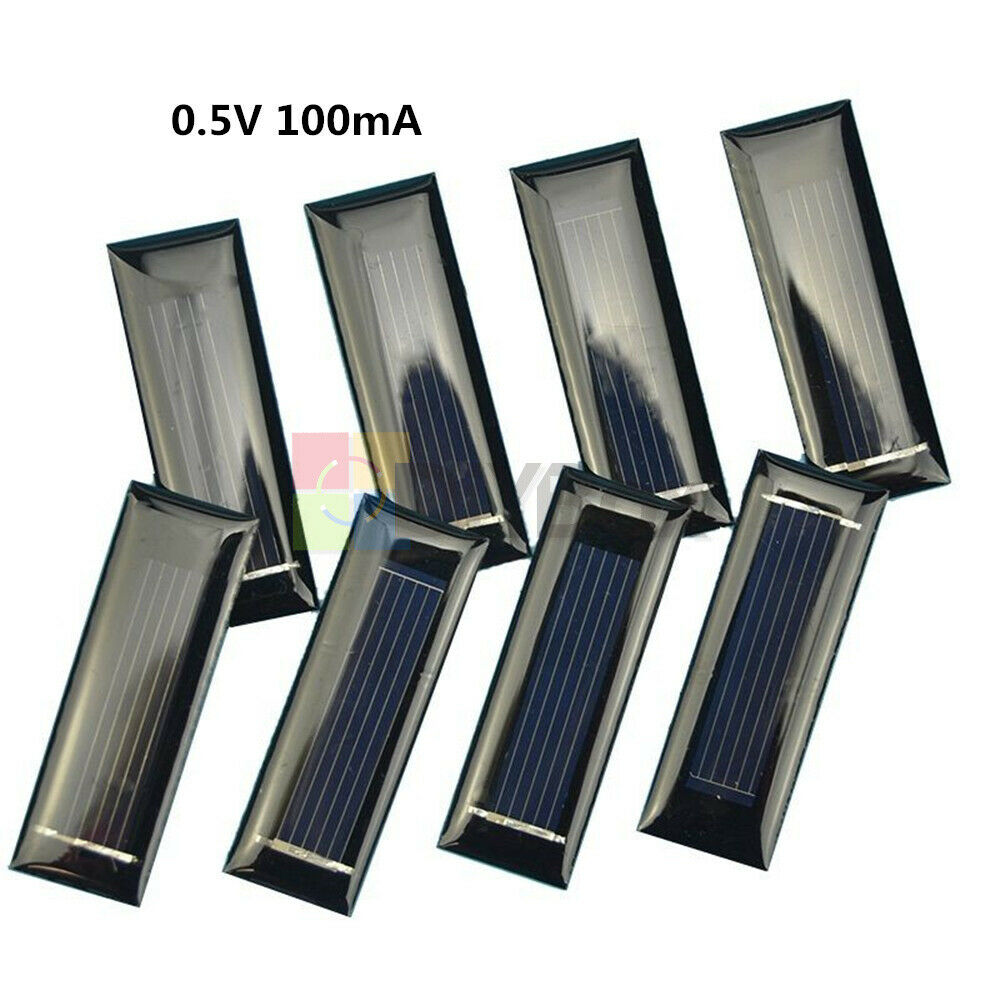 5x 0.5V 100mA Mini Solar Panel Solar Cells Photovoltaic Panels F Battery Charger