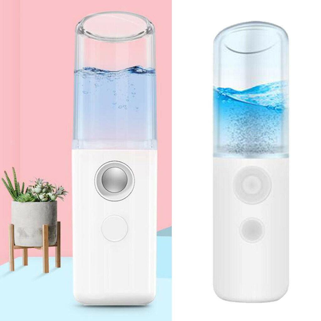 2x Handy Mini Nano Spray Atomization Face Hydration Facial Moisturizing Mist