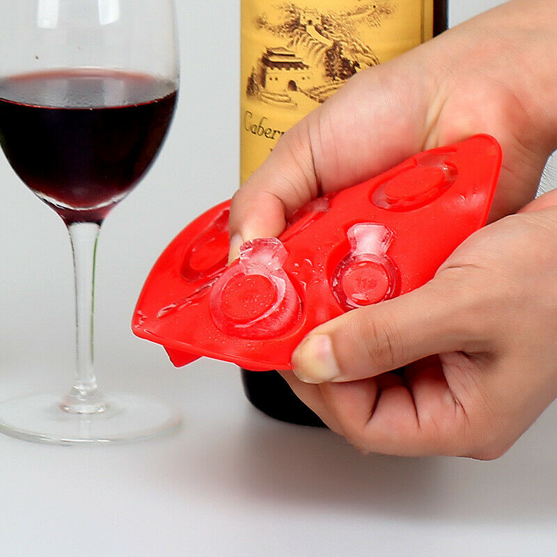 Diamond Ring Ice Cube Tray Silicone Freeze Jelly Pudding Mold Chocolate Mould