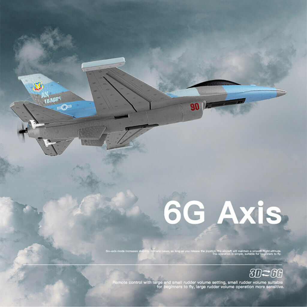 F16 2.4G RC Plane Glider Fighter Stunt Aircraft Drone Ready to Fly for Kids
