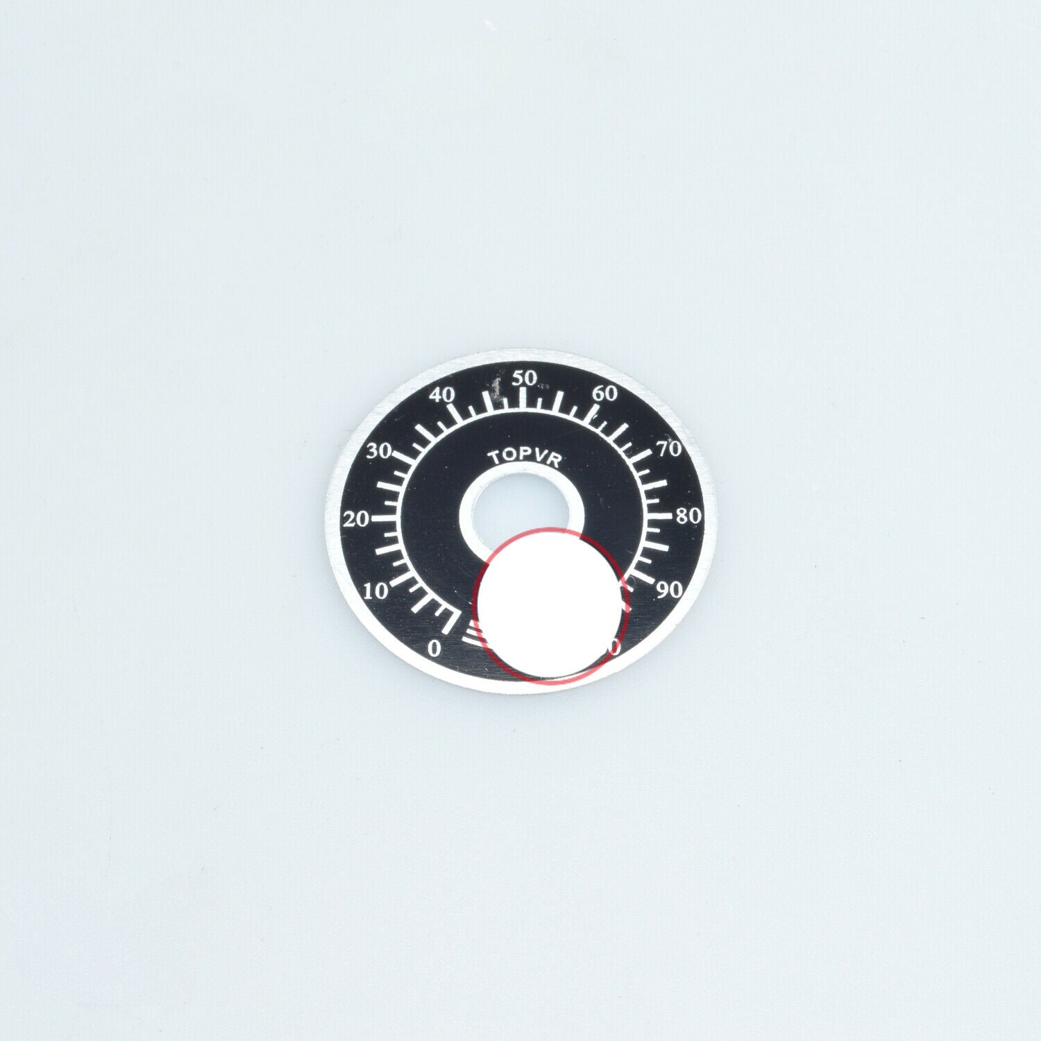 5pcs TOPVR 0-100 potentiometer knob scale digital scale Dial WTH118 WX112