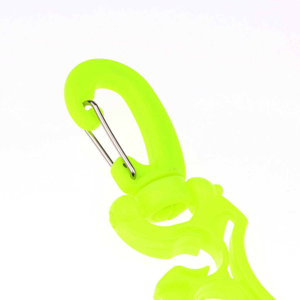 3 Pieces Underwater Regulator Double BCD Tube Holder with Clip 100 X 35mm