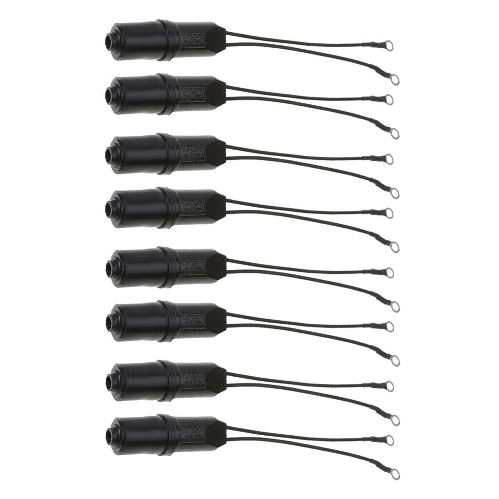 8Pcs Outdoor TV Antenna 300 To 75 Ohm Coaxial Cable Matching Trans-former