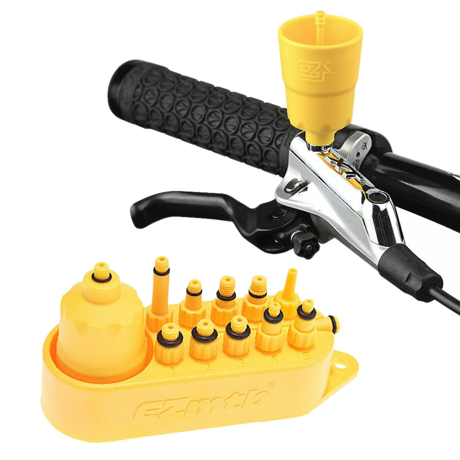 Universal Bicycle Hydraulic Bleed Adapters MTB Road Bike Oil Filling Joint