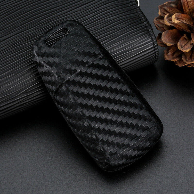 Carbon Fiber Shell Cover Remote Key ProtectorFob Case For Audi A4 B9 A5 Q5 Q7 TT