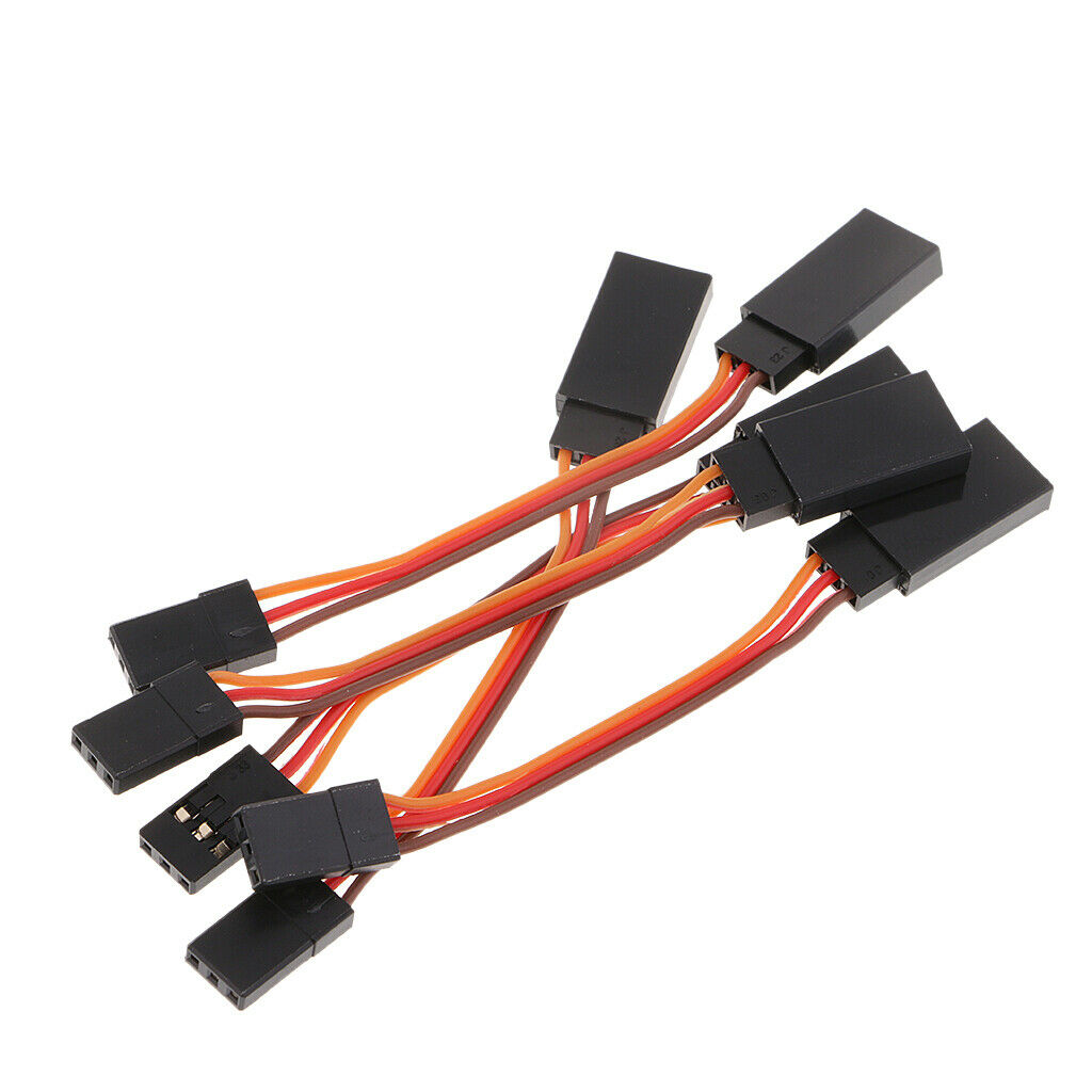 10 Piece 3 Pin Servo Extension Cable for Futaba JR Connector Accessory