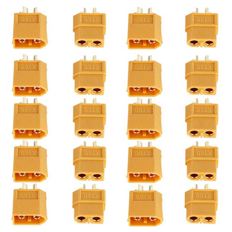 Hot  2 Pairs Xt-60 Male Female Bullet Connectors Plugs FRC Lipo Battery C.l8
