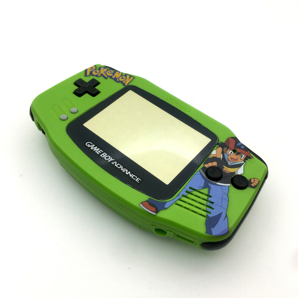 Pokemen Green GBA Shell Housing Case Cover For Nintendo Game Boy Advance console