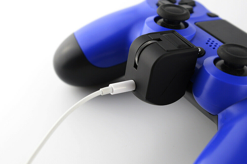 3.5mm Audio Jack For PS4 Game Controller Headset Adapter with Mic Volume Control