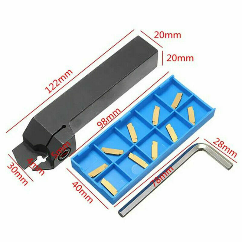MGEHR1616-2 Lathe Boring Turning Tool Holder + MGMN200 2mm carbide insert