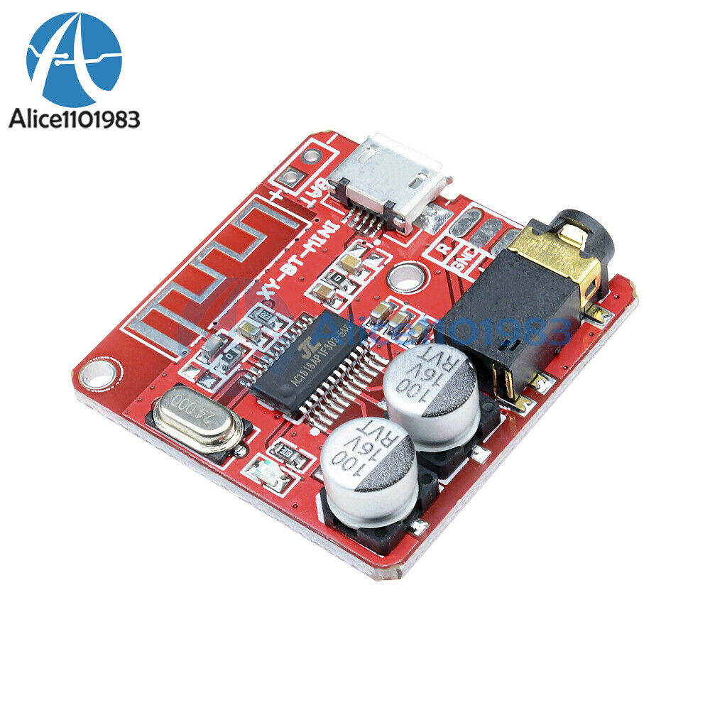 10PCS Mini Bluetooth 4.1 Audio Receiver MP3 Decoder Amplifier Board 3.7V-5V