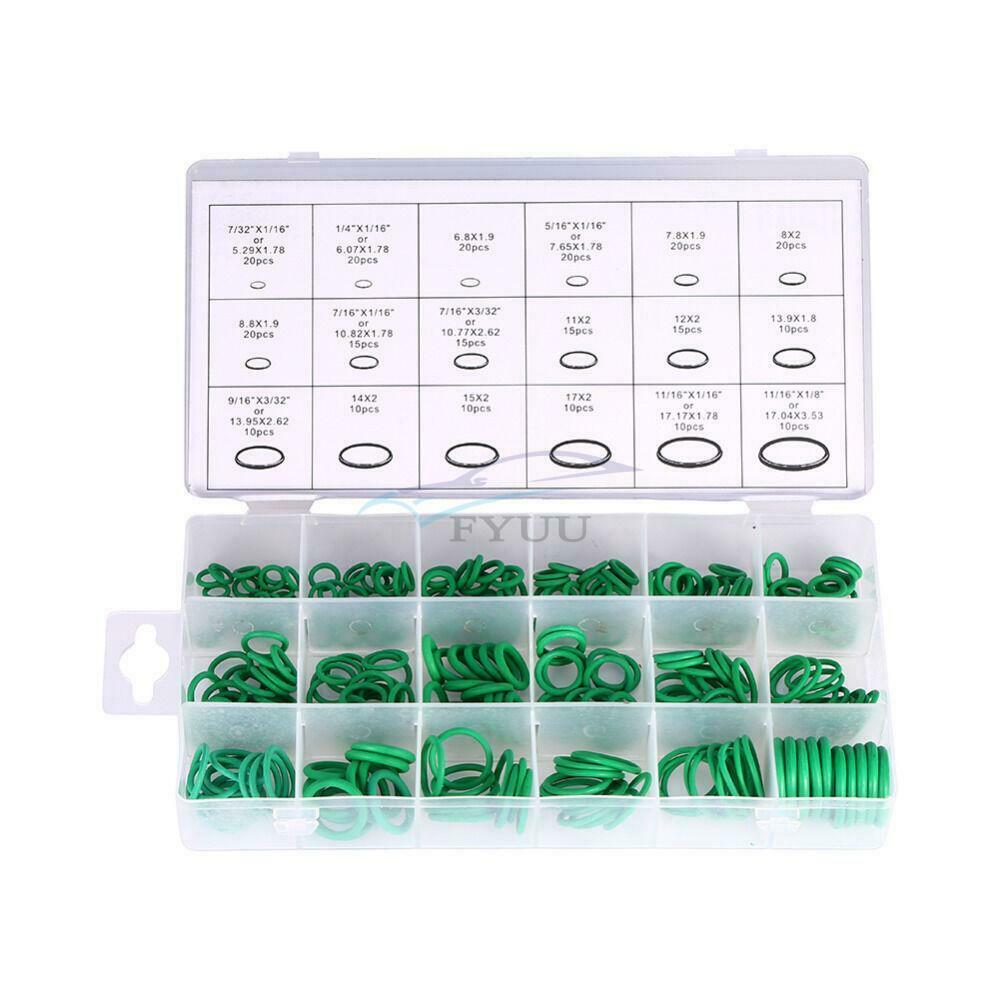 270Pcs Assortment Kit Car HNBR A/C System Air Conditioning O Ring Gasket Seals