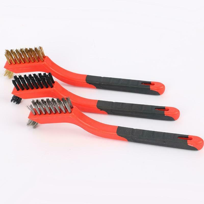 Wire Brush Set 3Pcs Rust Dirt Paint Scrubbing Deep Cleaning Brush Kits