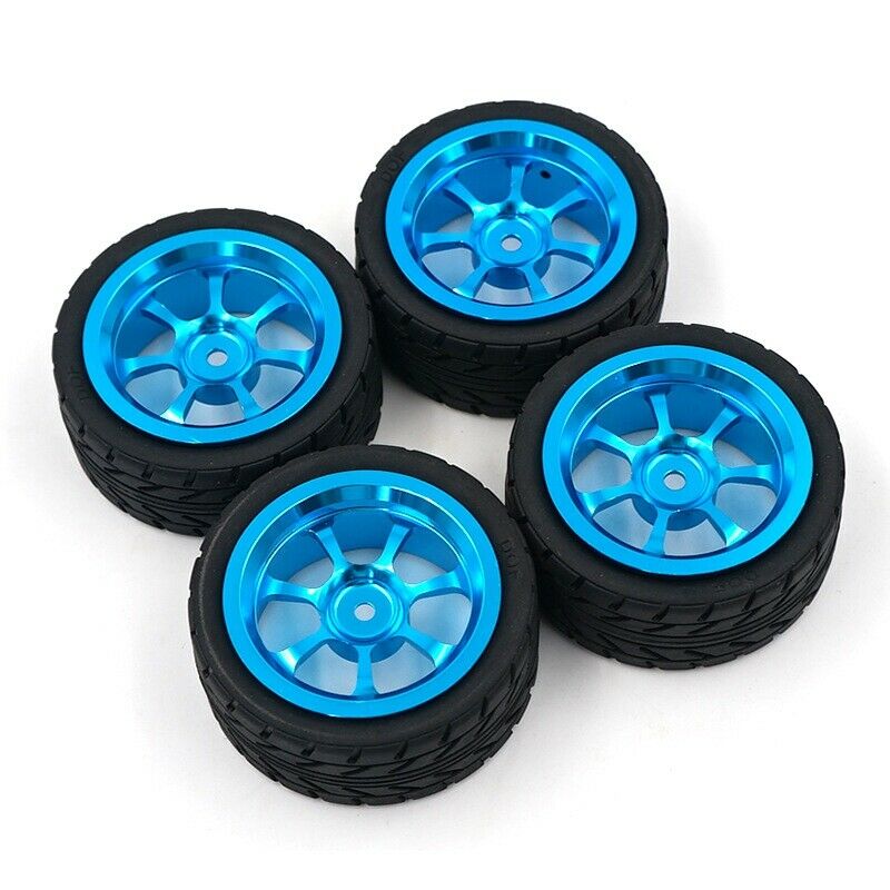 RC Wheel Tires with Hex Nut for 1/18 Wltoys A959-B A979-B A959 A969 A949 A979 U6