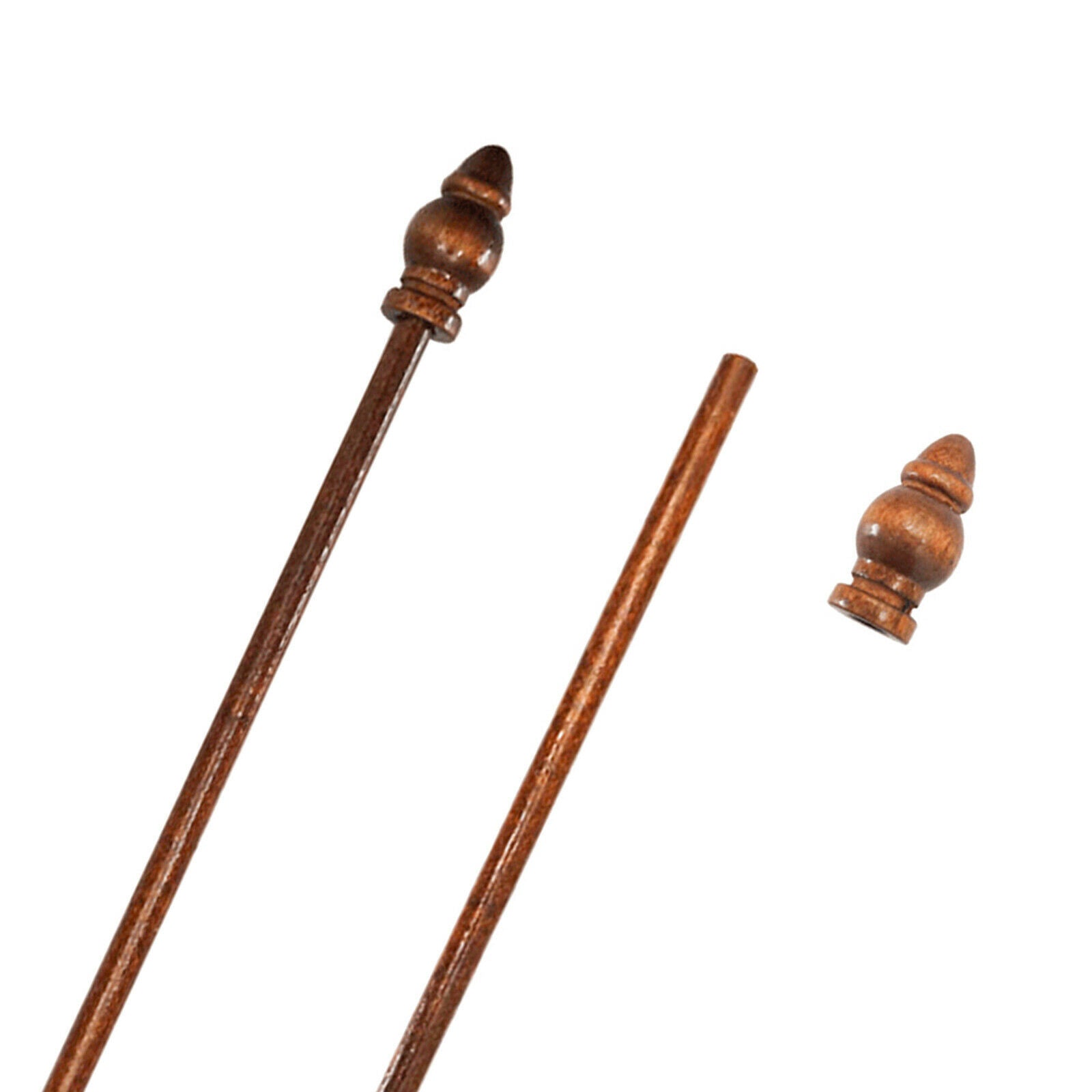 2x 7 inch Tapestry Hanging Poles Wooden Poster Paintings Wall Hanger Rods