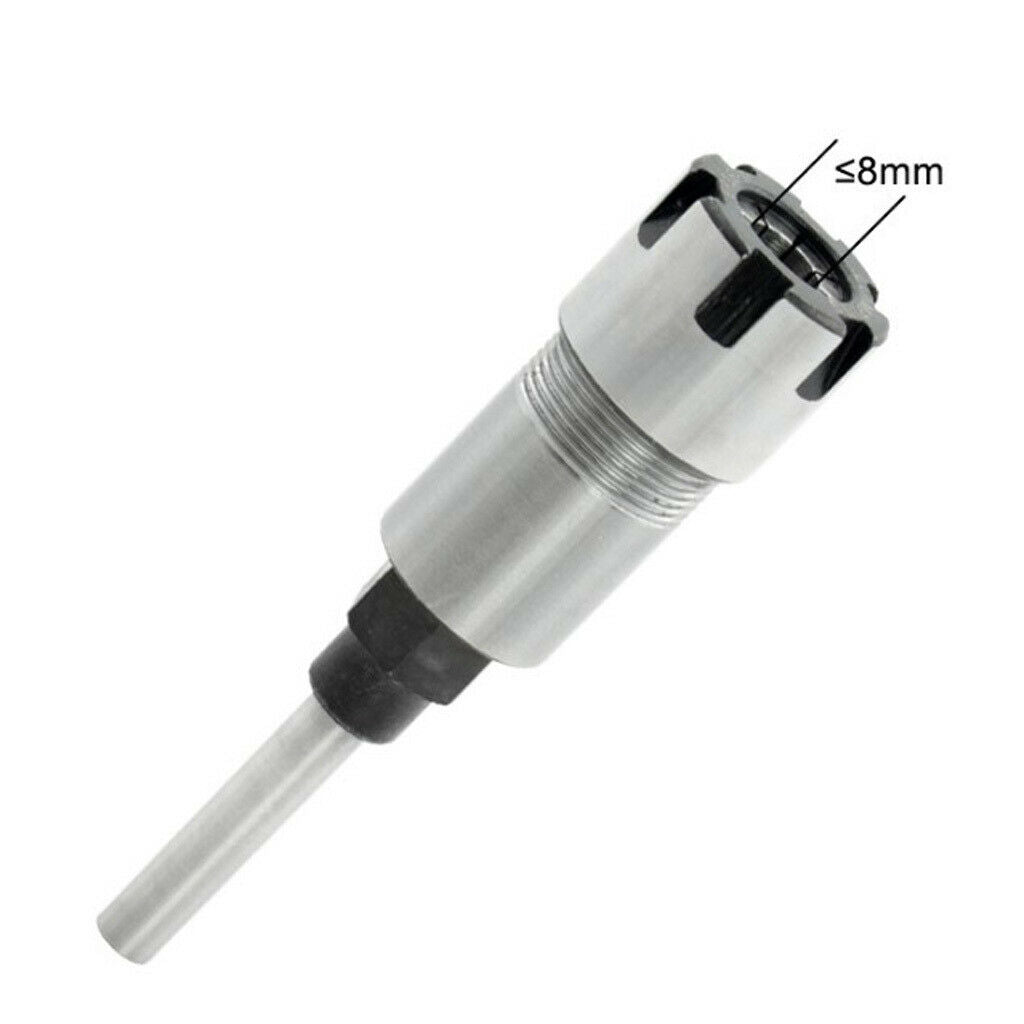 1/4 Inch Shank Router Collet Extension Chuck Holder Extender 88mm Length