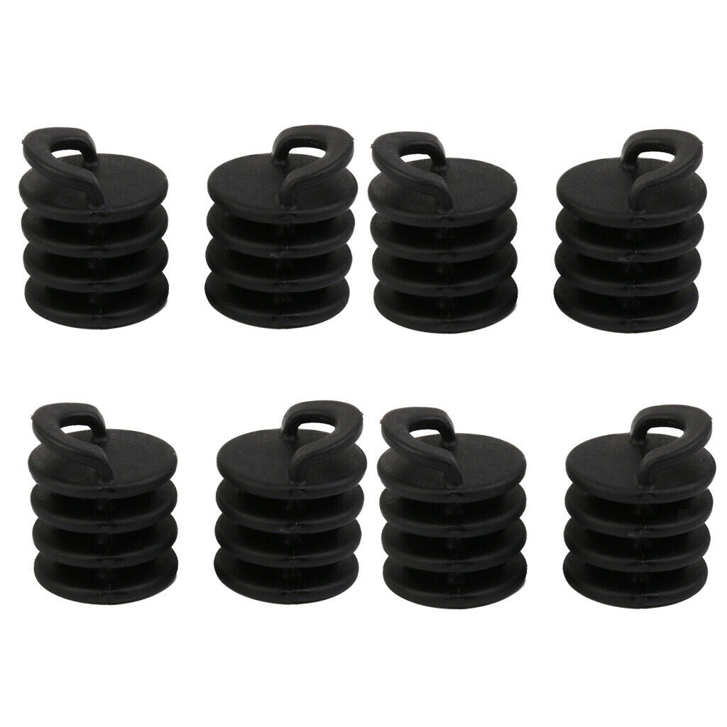 Pack of 8 Small Kayak Canoe Scupper Stopper Sit on Top Bungs Drain Holes Plugs