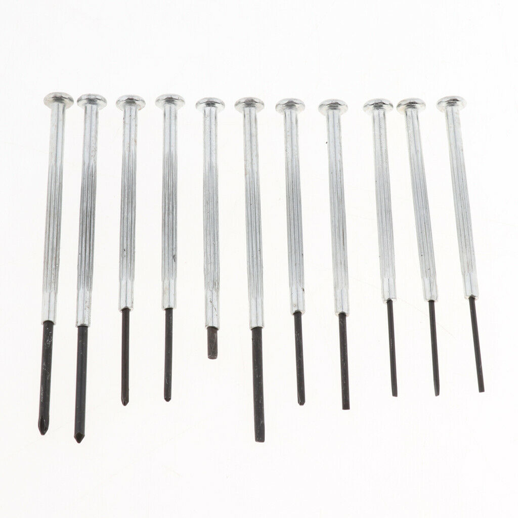 11Pcs Small Precision Screwdriver Set Tool Kit Repair Watch Clock Eyeglasses PC