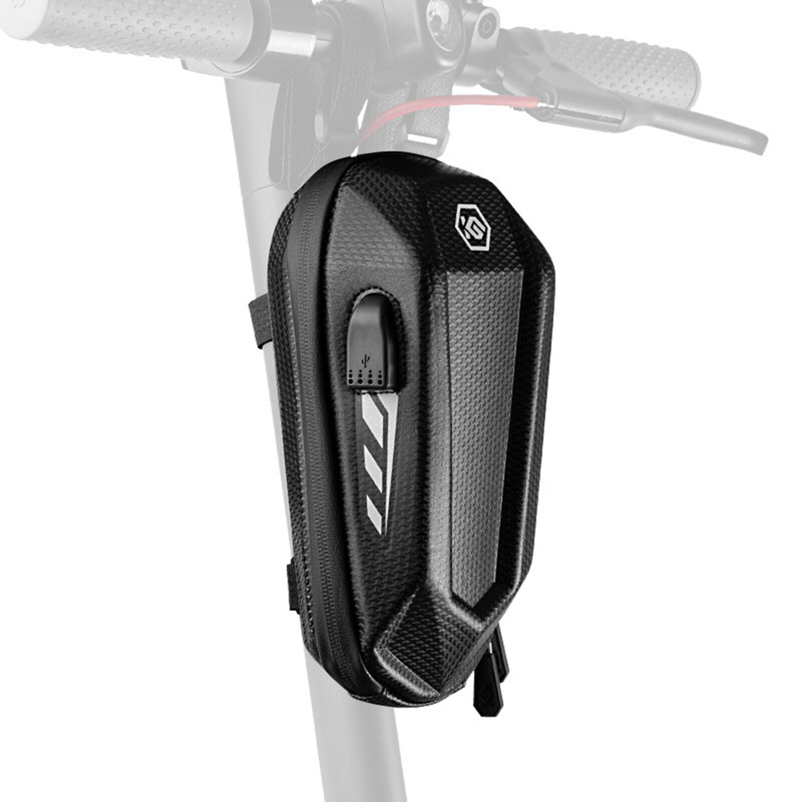 Scooter Head Handle Bag MTB Bike Hard Case Charger Storage Pouch Pack Holder