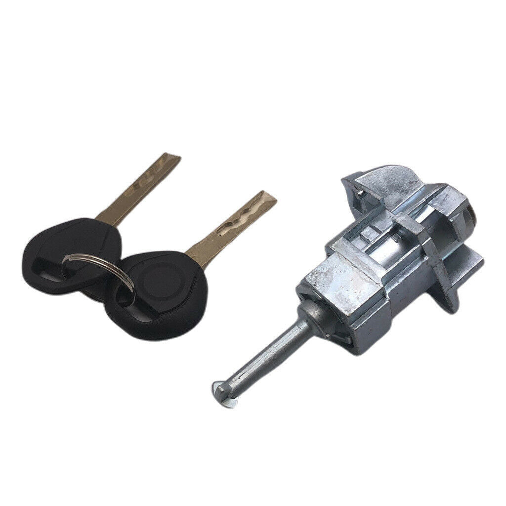 Left Driver Door Lock Cylinder Barrel Assembly W/2 Keys For  E46 3 Series