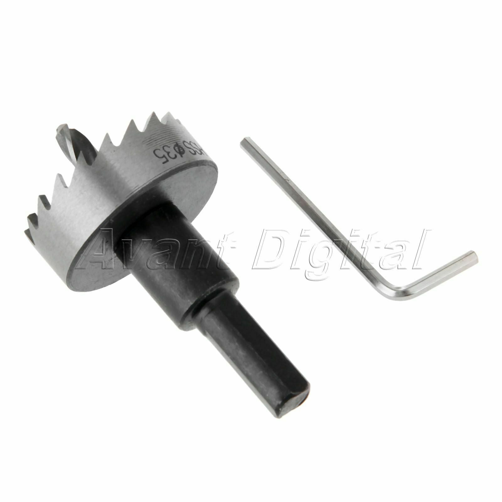 Durable HSS 35mm Holesaw Drill Bit Cutter Kit For Cutting Stainless Steel Metal