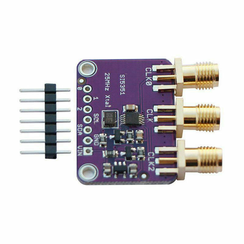 Si5351A I2C 25Mhz Clock Generator Breakout Board 8Khz To 160Mhz For Arduino D9C9