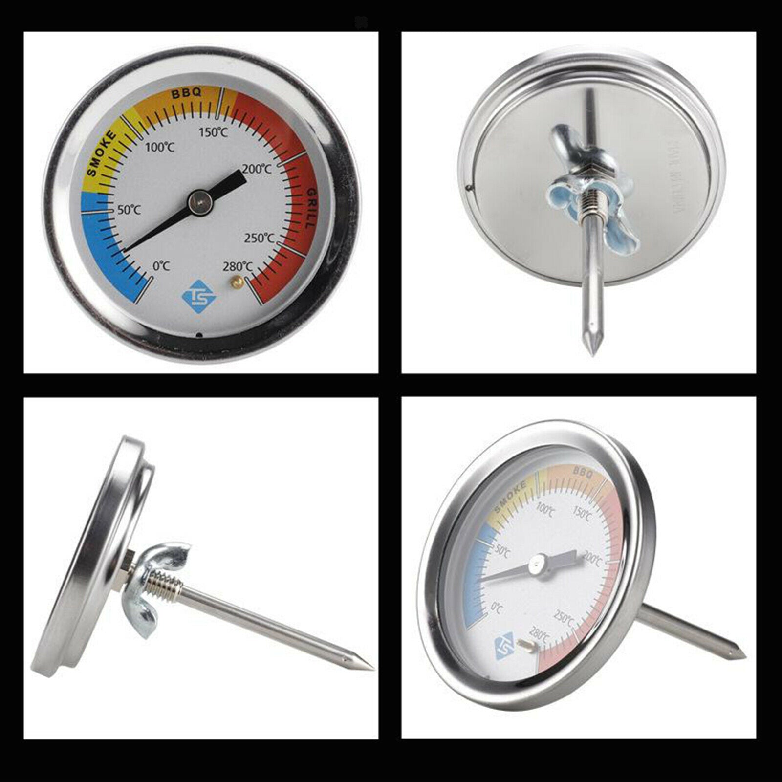 Practical Oven Thermometer Grill Instant Read Temperature Gauge Kitchen