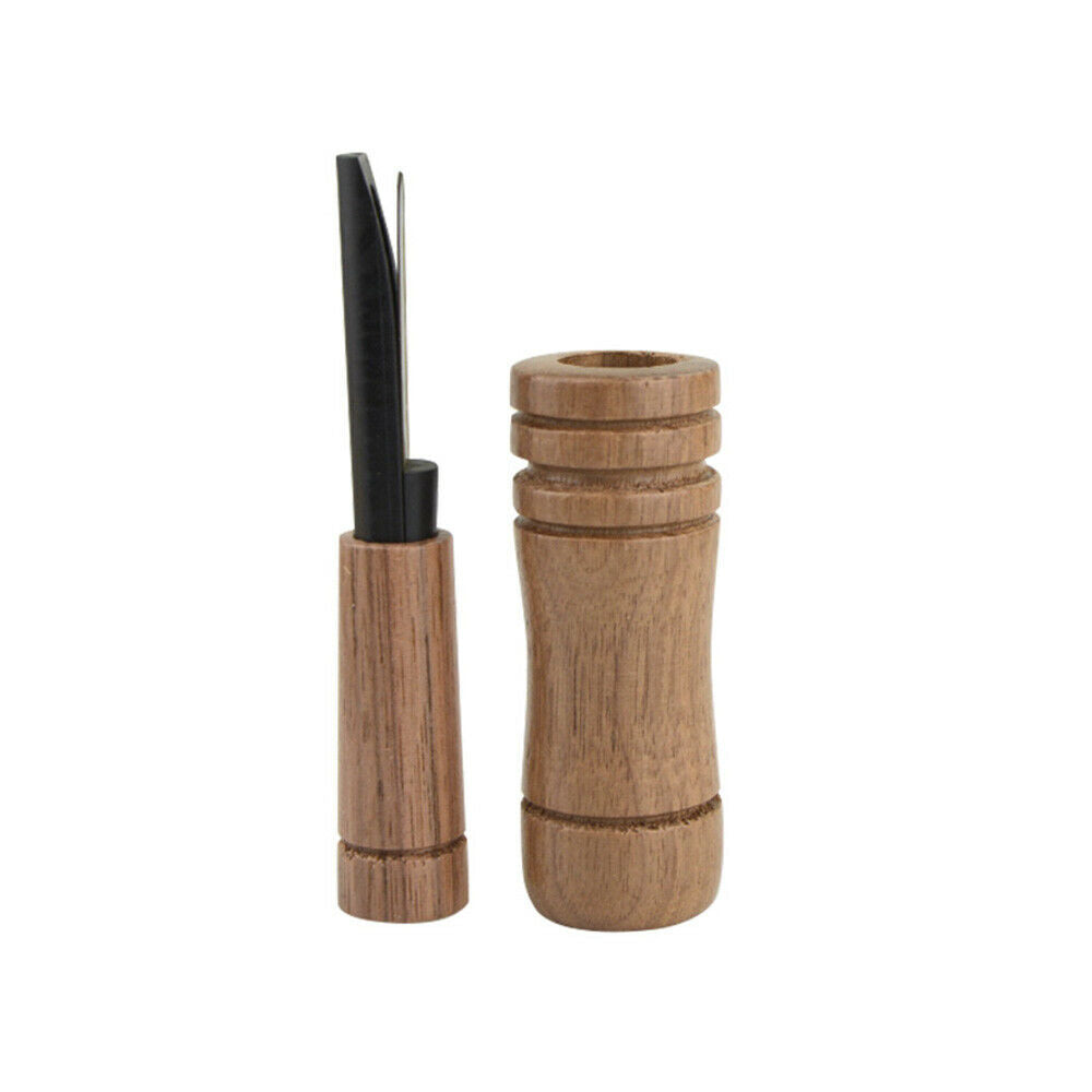 Wood Wooden Duck Call Whistle Goose Calls Game Hunting Outdoor Camping
