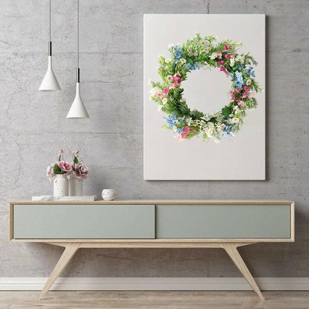 15in Romantic Primrose Wreath Garland Front Door Wedding Festival Decor