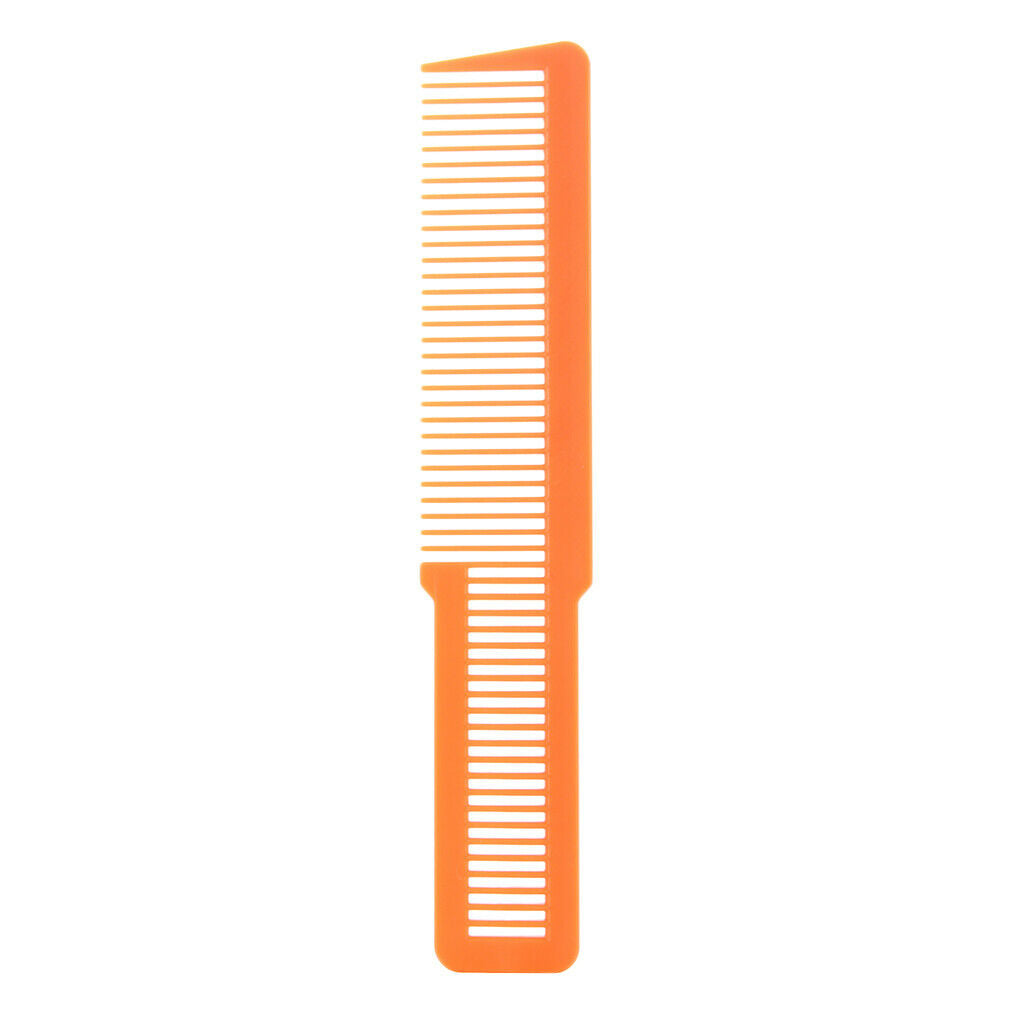 Professional Flat Top Hair Clipper Comb Styling Static-free Pink+Orange