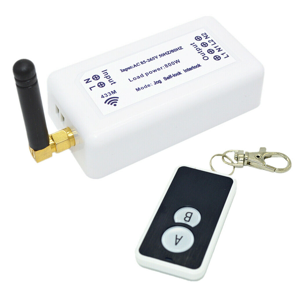 2-Way 433M Wireless Control Switch Home Appliance Control Switch AC85~265V