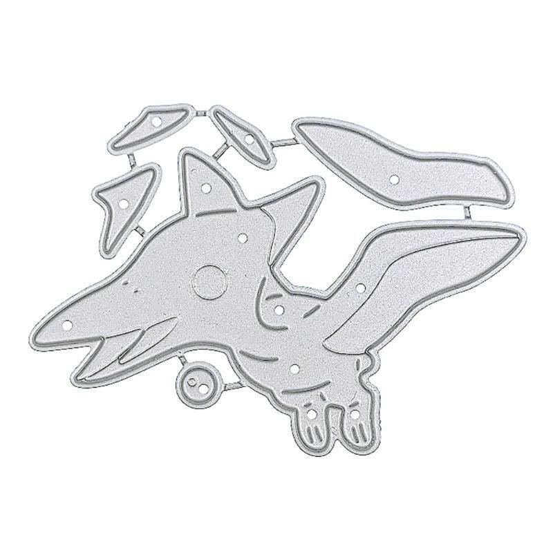 Cute Flying Pterodactyl Carbon Steel Cutting Dies DIY Scrapbooking Photo Album