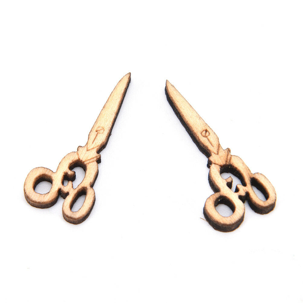 50pcs sewing tool wooden handmade buttons scrapbooking carft for decoratio.l8