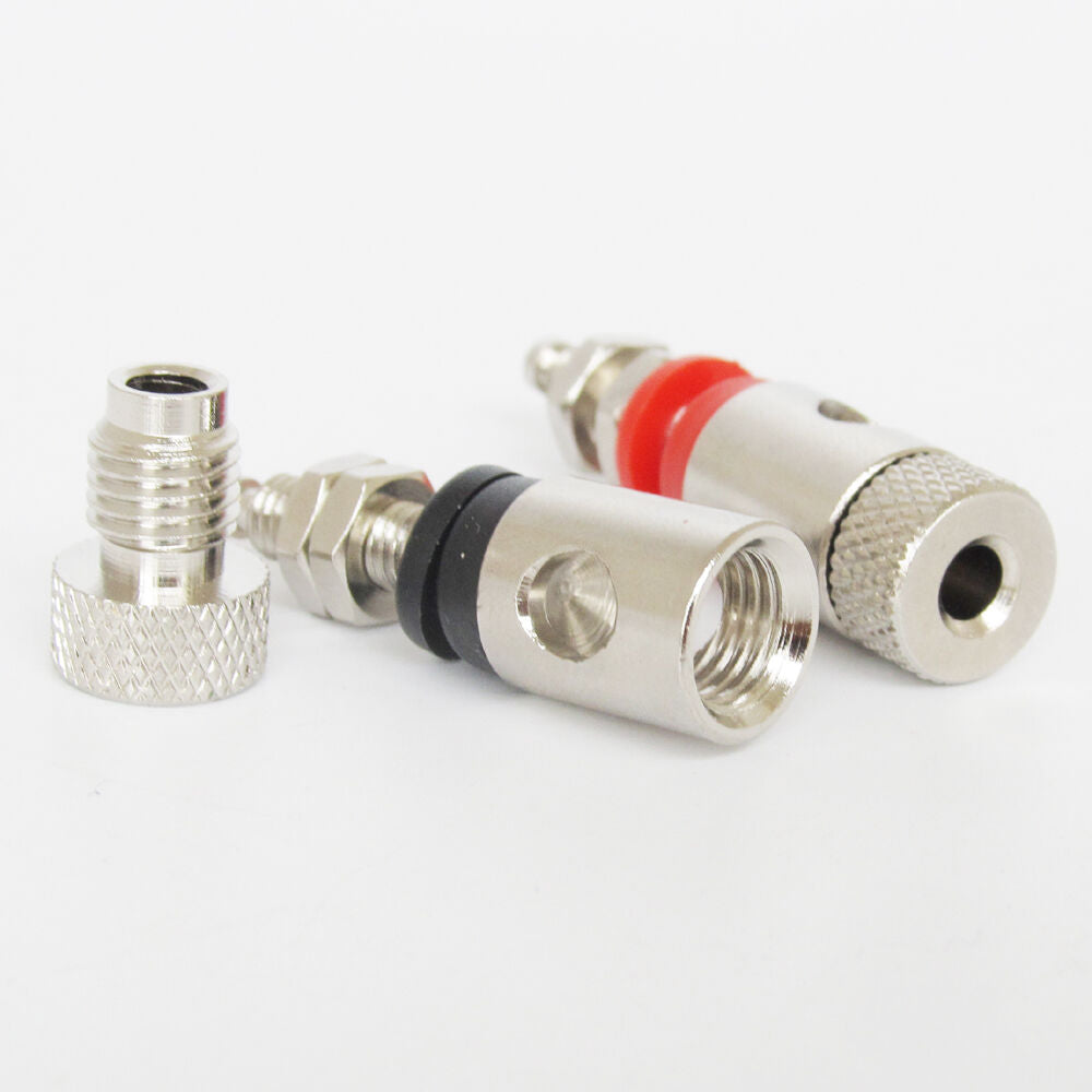 10pcs 4mm  Nickel Plated Binding Post Banana Plug Amplifier Speaker Audio Socket