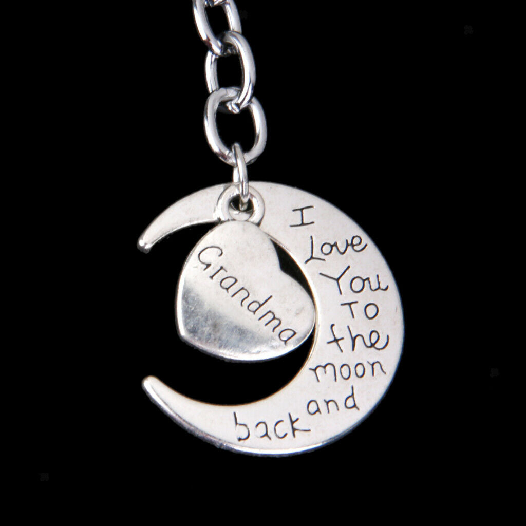 2 Pieces Alloy Keychain Family Gift Keychain Chain
