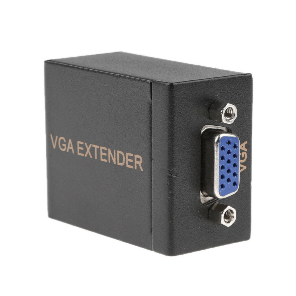 VGA Extender Repeater Over Cat5e/6 Cable up to 60M VGA UTP Extender for HDTV
