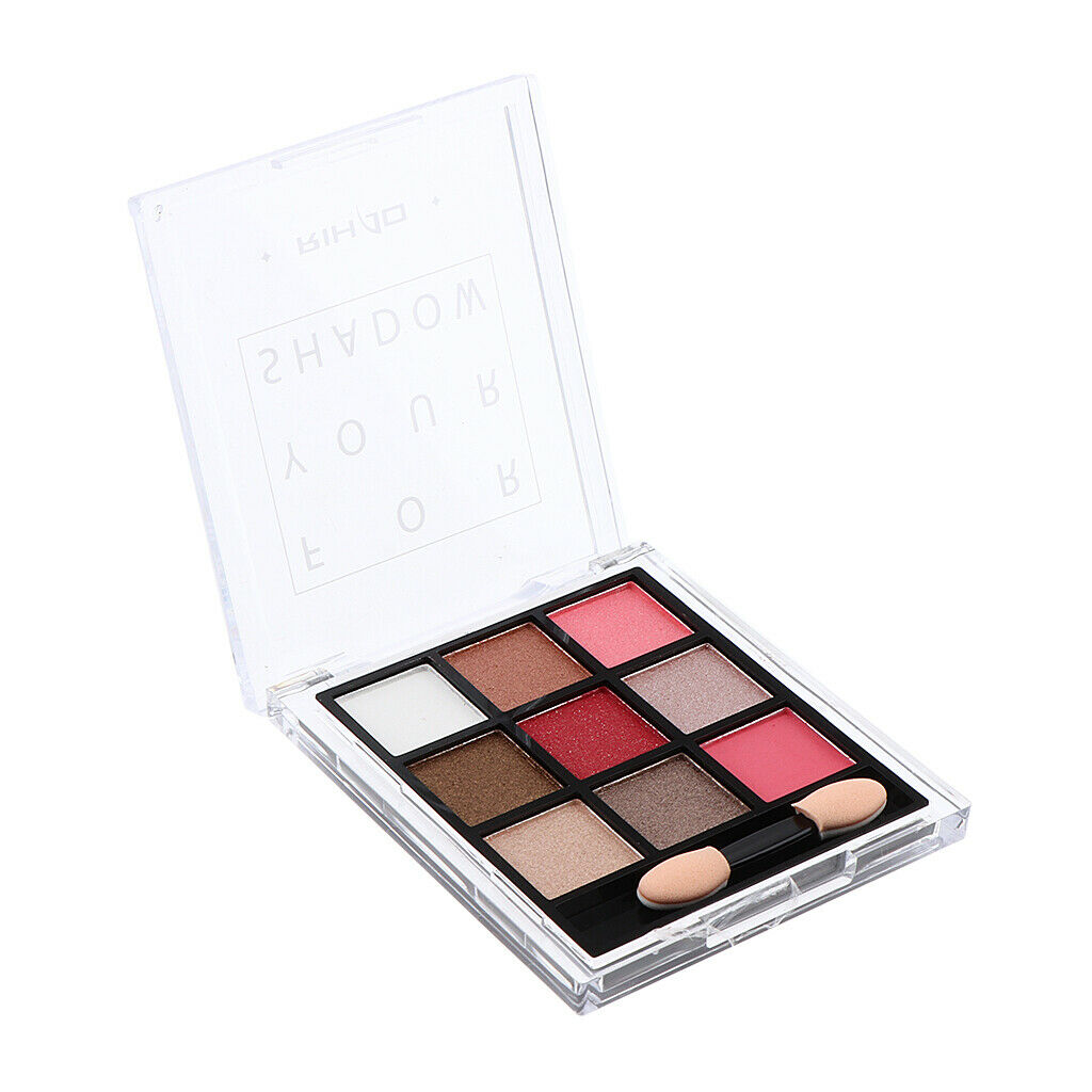 9 Colors Beauty Eyshadow Makeup Palette Matte Shimmer Eye Shadow Pallet 02